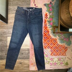 JCrew curvy toothpick Jean.  Size 30